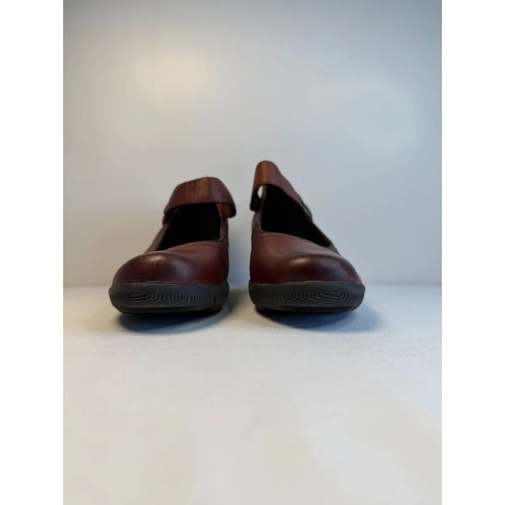 Cobb Hill Revhalo Women's Mary Jane Wedge Heel Size 9M Burgundy Cushion Shoes - Picture 6 of 12